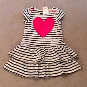 Gymboree Girls Heart Dress NEW